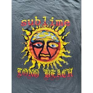 Sublime Band T-Shirt – Men’s Extra Large – Classic Gray – Vintage Style Logo